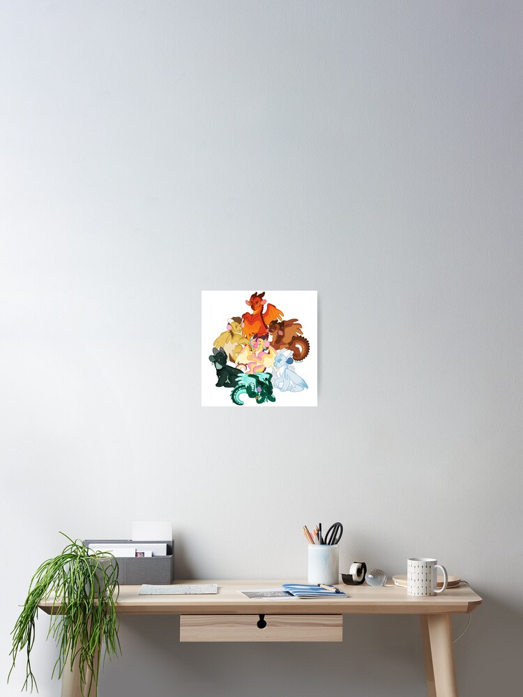 Jade Winglet - WOF Wings of Fire Sticker