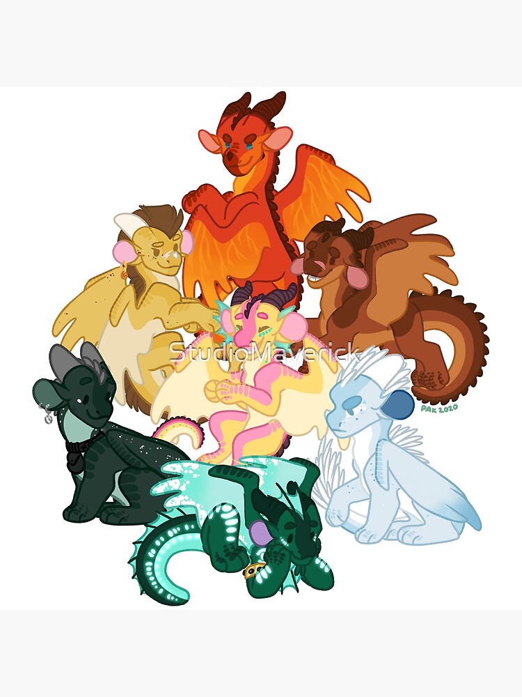 Jade Winglet - WOF Wings of Fire Sticker