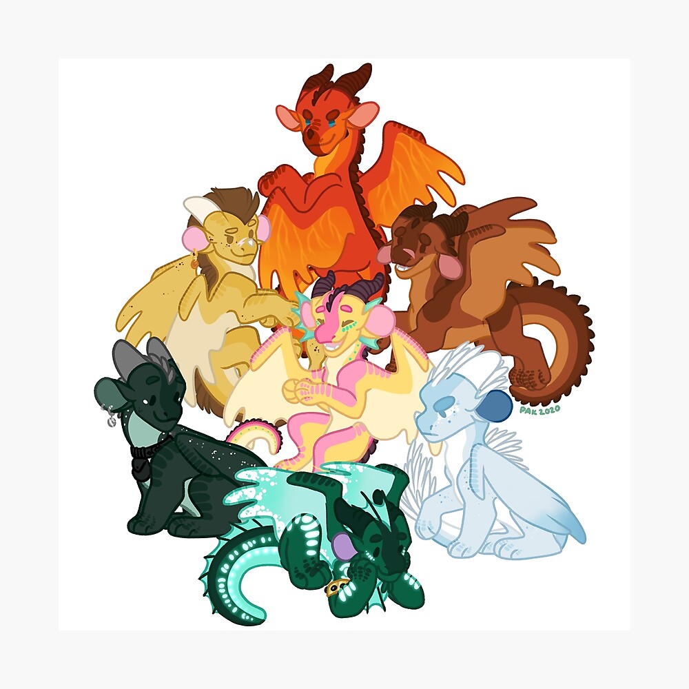 Jade Winglet - WOF Wings of Fire Sticker