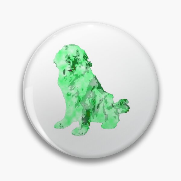 Item preview, Newfoundland Dog Green designed and sold by Moonyflower.