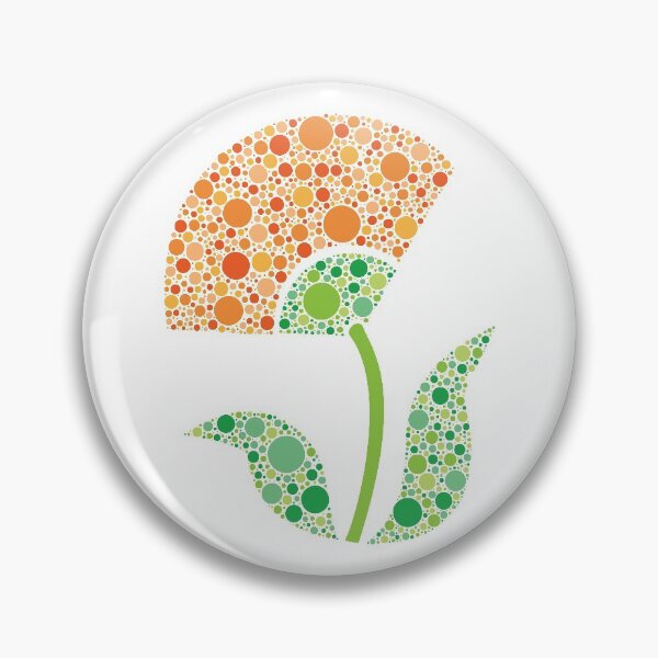 Item preview, Orange Fan Dot Flower designed and sold by kjeppson.