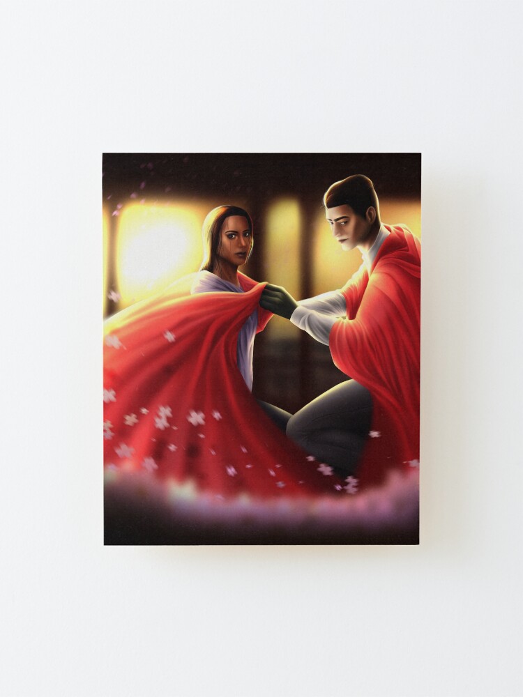Alternate view of Inej and Kaz - Crooked Kingdom Mounted Print