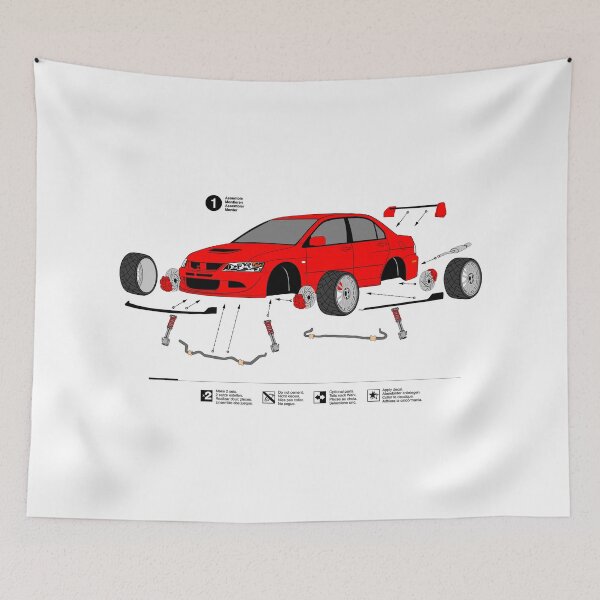 Item preview, Evo Model Red designed and sold by TunerApparel.