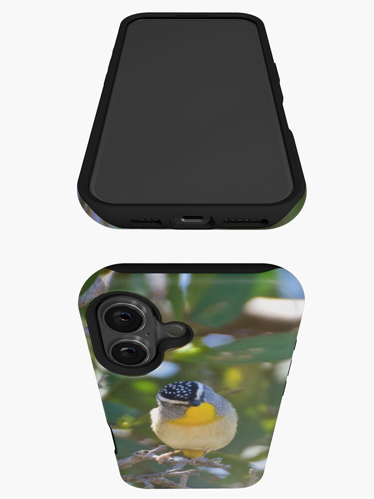 Thumbnail 3 of 4, iPhone Case, PARDALOTE ~ Spotted Pardalote gaHb8F7Y by David Irwin designed and sold by tasmanianartist.