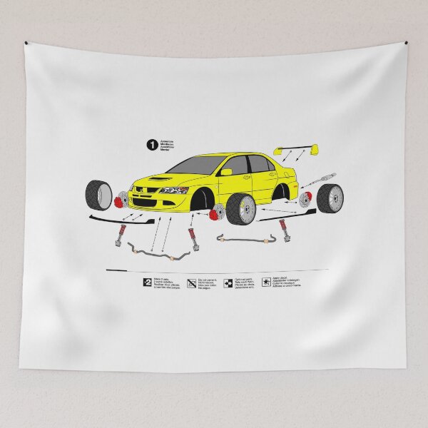 Item preview, Evo Model Yellow designed and sold by TunerApparel.