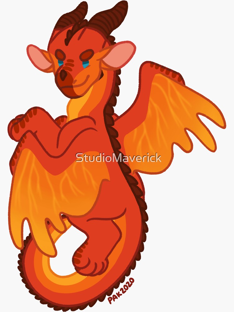 Peril Wof Wings Of Fire Sticker For Sale By Studio Maverick Redbubble