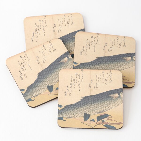 Item preview, Bora Fish with Camellia, from the series Uozukushi (Every Variety ... designed and sold by Tizeru.