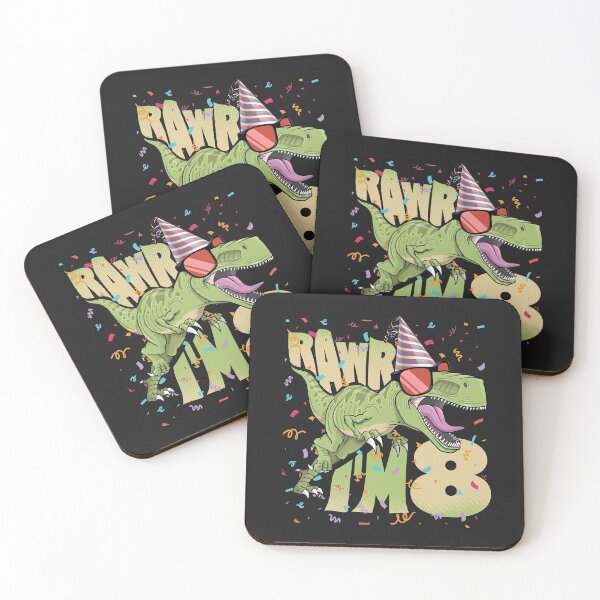 Item preview, 8th Birthday, 8 Year Old Print. T-Rex, Dinosaur Rawr I'm 8 Graphic designed and sold by PackAPunch.