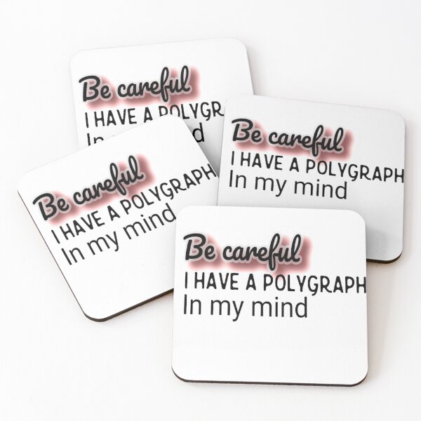 Item preview, Be careful I have a polygraph in my mind :free your mind brain andmental healthy t-shirt designed and sold by Chamssou.