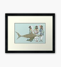 In Oceanic Fashion Framed Print