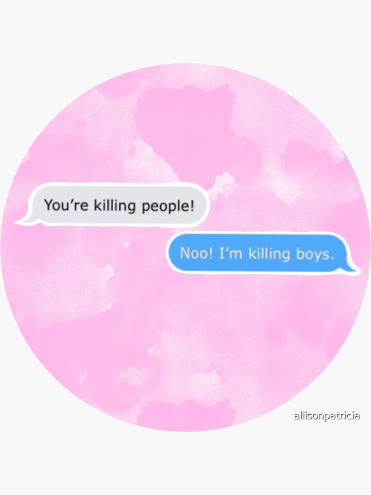 Thumbnail 3 of 3, Sticker, Killing Boys designed and sold by allisonpatricia.