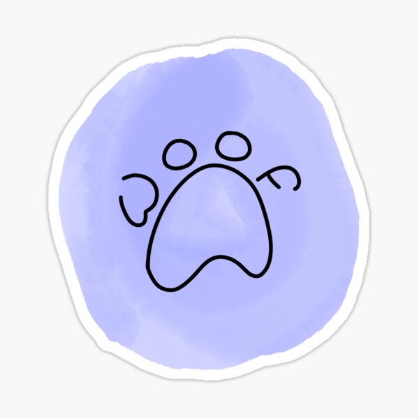 Paw Print Sticker