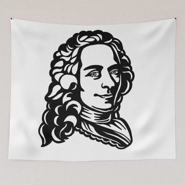 Item preview, Voltaire Portrait designed and sold by HalpinDesign.