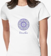 breathe water drop Women's Fitted T-Shirt