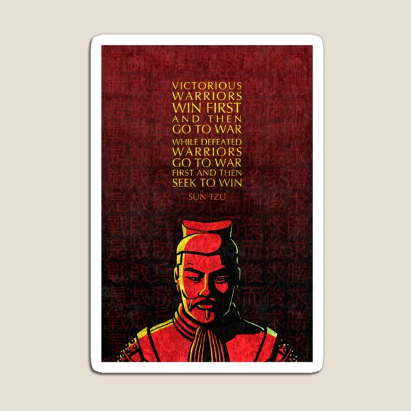 Item preview, Sun Tzu Inspirational Quote: Victorious and Defeated Warriors designed and sold by Elvin Dantes.