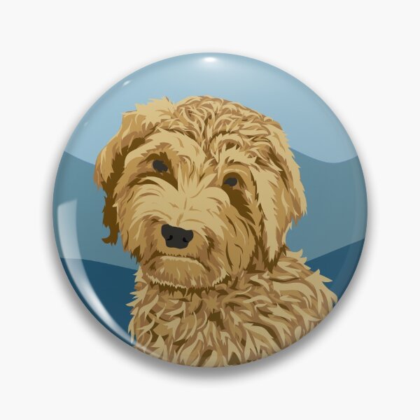Item preview, Golden Doodle drawing designed and sold by laurenlabadini.