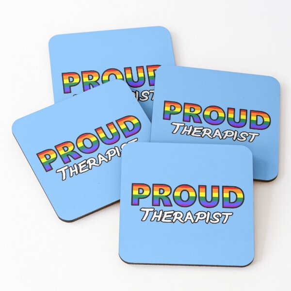 Item preview, PROUD Therapist (new version) designed and sold by SimplyPride.