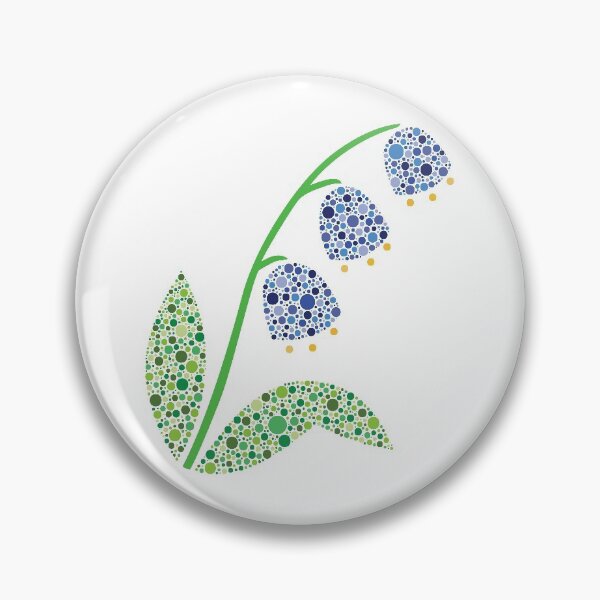 Item preview, Blue Bell Dot Flowers designed and sold by kjeppson.