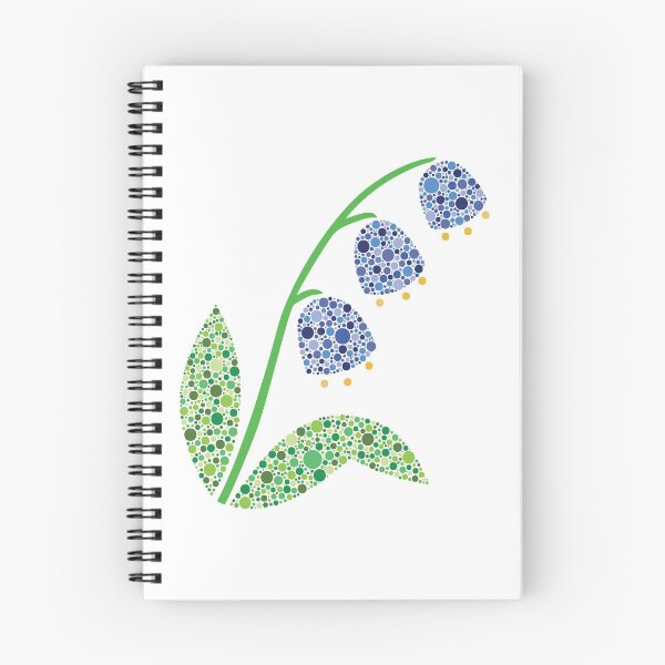 Item preview, Blue Bell Dot Flowers designed and sold by kjeppson.