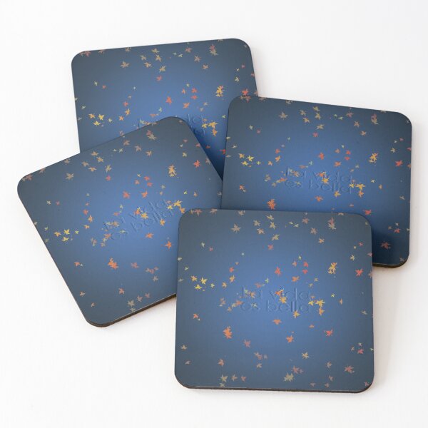 Item preview, La vida es bella (blue) designed and sold by estrellastore.