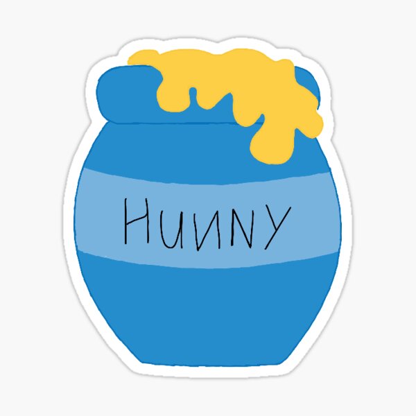 Hunny Pot Sticker for Sale by Rowan McDonald