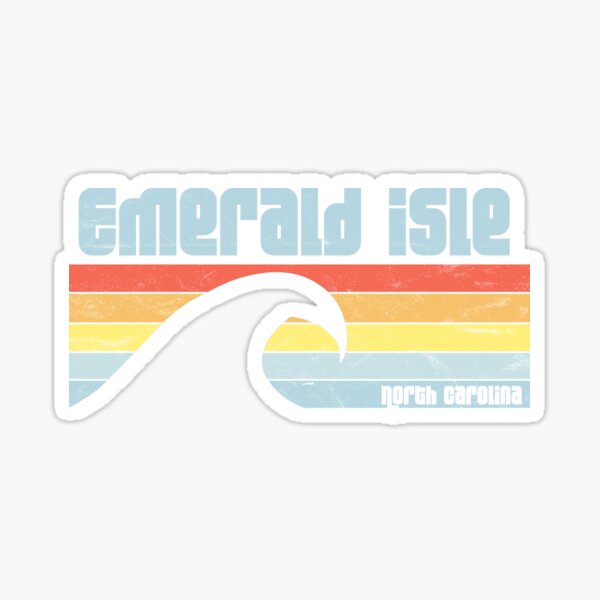 Item preview, Emerald Isle North Carolina Ocean Wave designed and sold by palmettodigital.