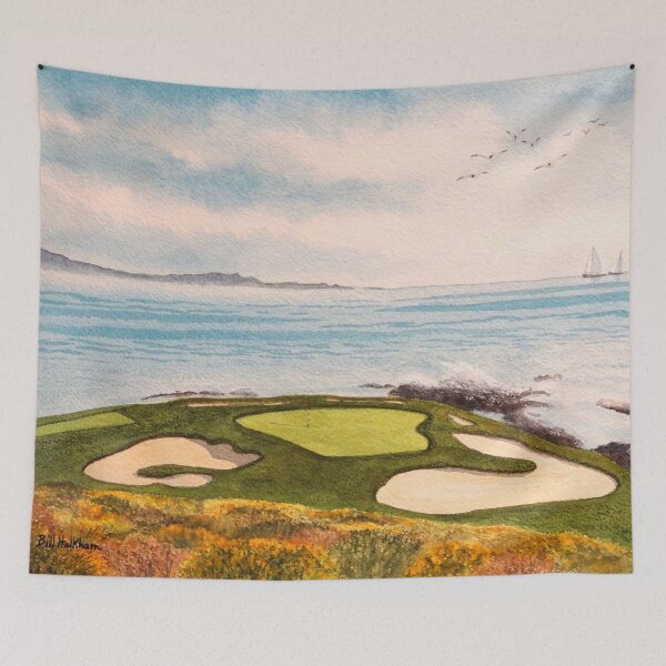 Item preview, Pebble Beach Golf Course Signature Hole 7 designed and sold by William Holkham.