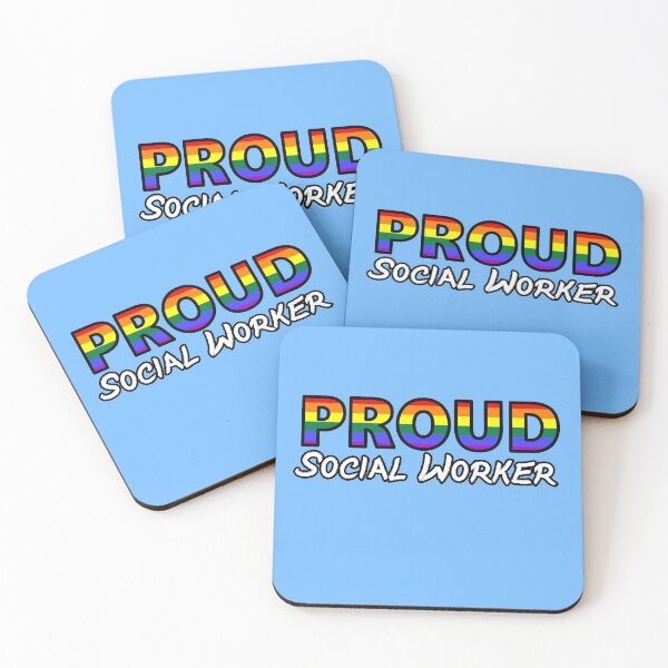 Item preview, PROUD Social Worker (new version) designed and sold by SimplyPride.