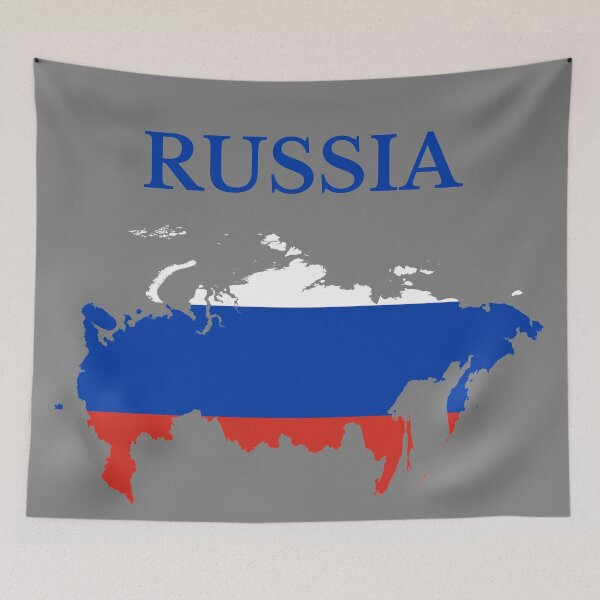 Item preview, Russian Россия Flag Map designed and sold by marosharaf.