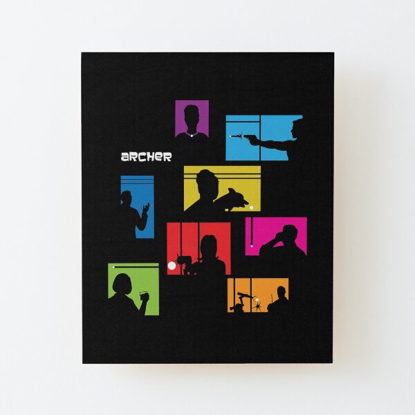 Archer Into Wood Mounted Print