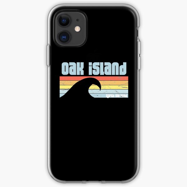 Oak Island North Carolina Ocean Wave iPhone Soft Case