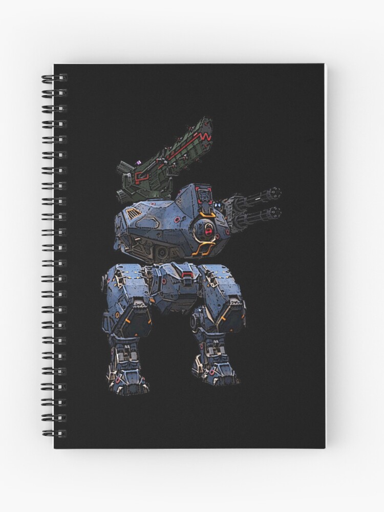 War Robots Boa Spiral Notebook By Baba Yaga Redbubble