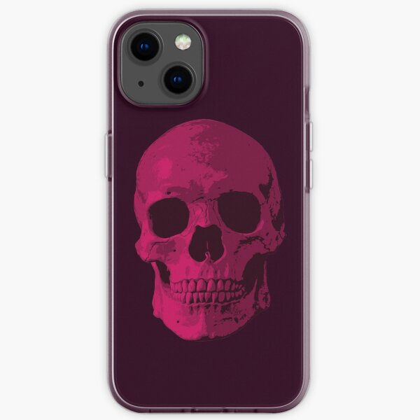 Synthwave Skull. iPhone Soft Case