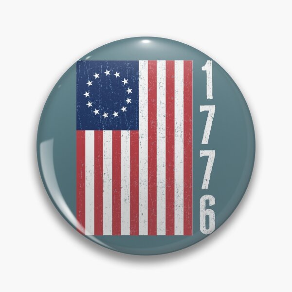 Artikelvorschau, Betsy Ross 1776 Vintage amerikanische Flagge entworfen und verkauft von Sardine Designs.