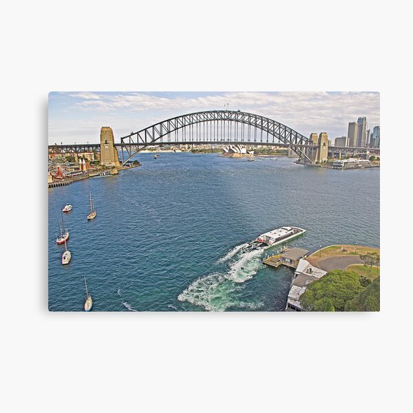 From McMahon's Point - Fare Five Dollars (after Streeton) Metal Print