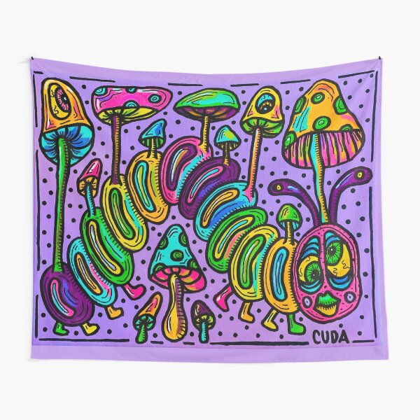 The Very Trippy Caterpillar Tapestry