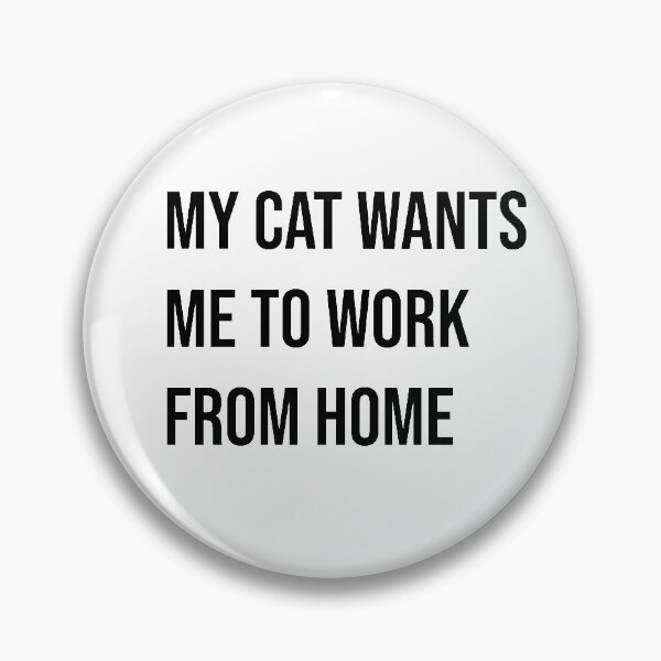 Aperçu de l'œuvre Mon chat veut que je travaille à la maison créée et vendue par FEMstuff.