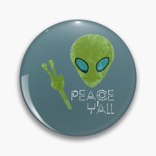 Item preview, Alien Peace Y'All Funny UFO Believer Gift designed and sold by Sardine Designs.