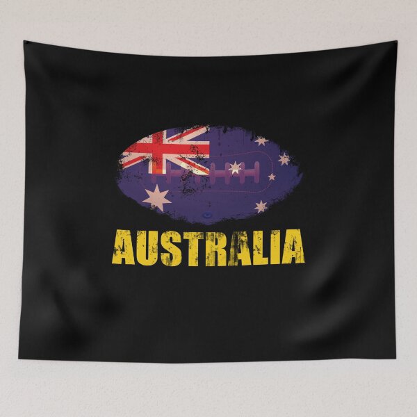 Item preview, Australia Rugby Lover Ball and Flag designed and sold by Sardine Designs.