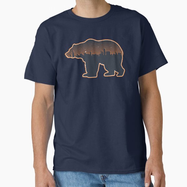 Item preview, Chicago Bears Chicago Illinois Skyline  designed and sold by Stayfrostybro.