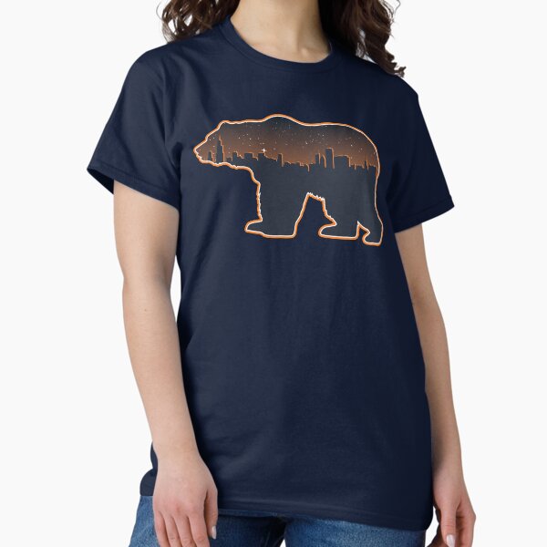 Item preview, Chicago Bears Chicago Illinois Skyline  designed and sold by Stayfrostybro.