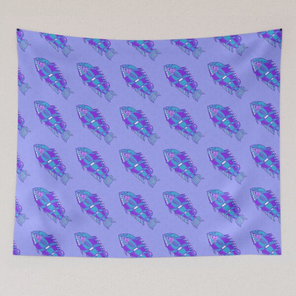 Item preview, Something's Fishy - Purple designed and sold by LaRoach Digital Arts.