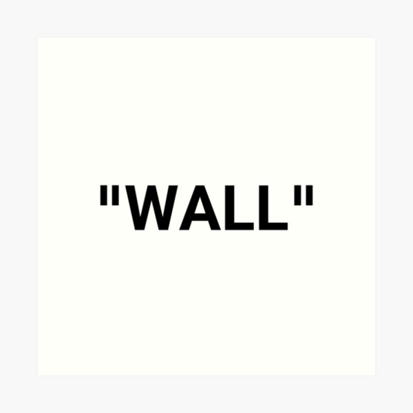 Off-White, Wall Decor