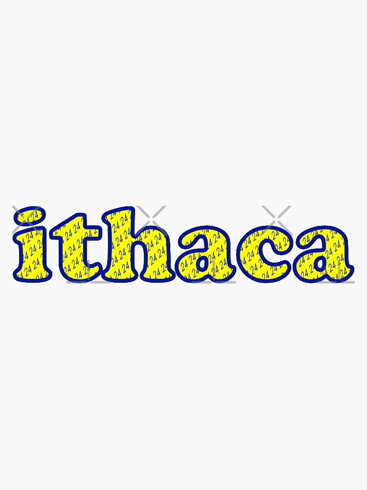 "Ithaca College 2024" Sticker by taquitoprincess Redbubble