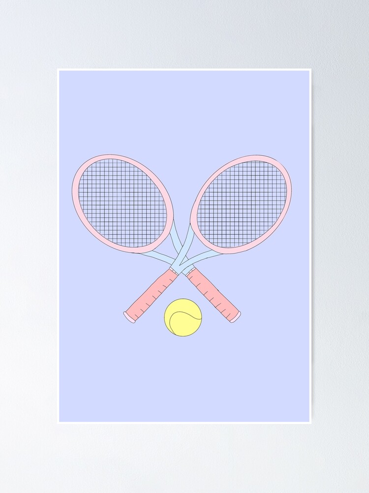 Tennis Rackets and Ball Poster for Sale by SydneySells