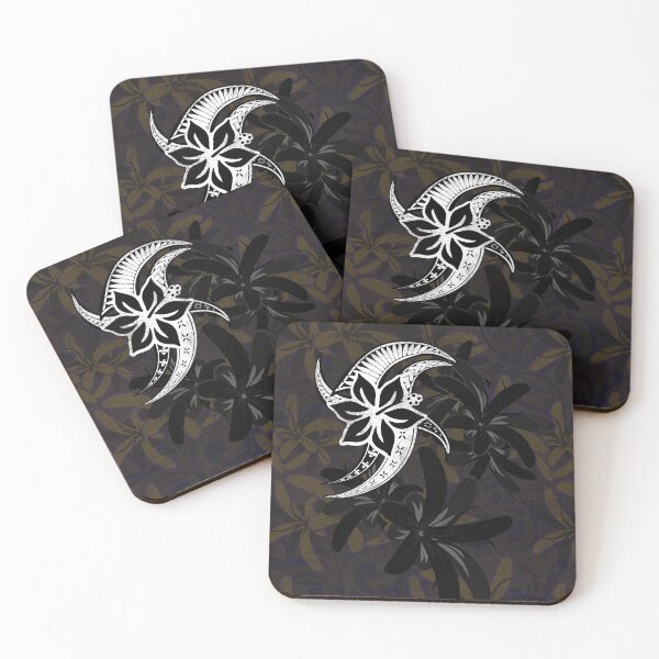 Artikelvorschau, Hawaiianisch – Samoanisch – Blumen-Tattoo-Design entworfen und verkauft von sunnthreads.