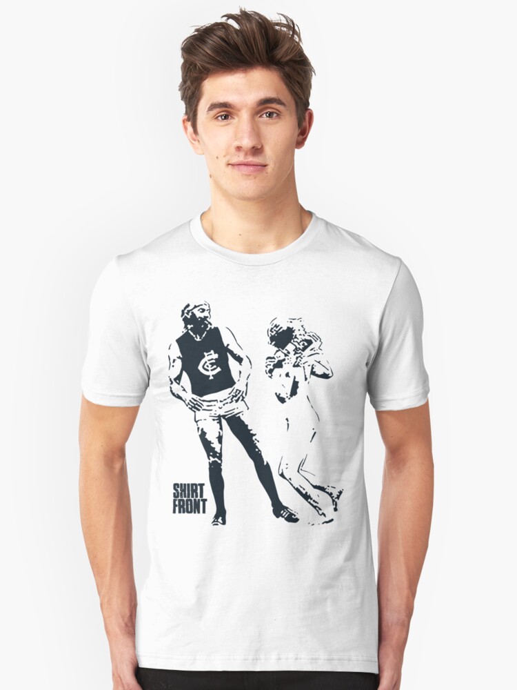 Alternate view of Beauty & The Bruce: White Slim Fit T-Shirt