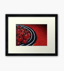 Cherries on Your Plate Framed Print