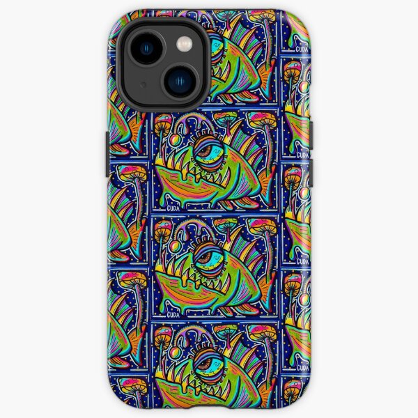 Trippy Angler Fish iPhone Tough Case