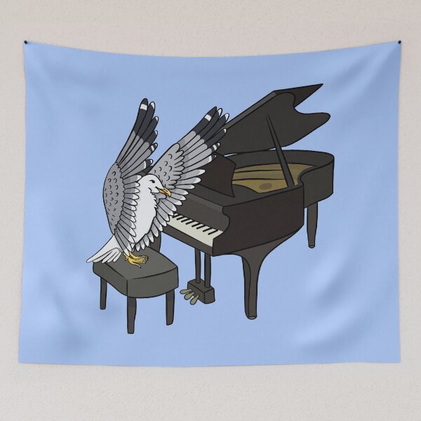 Item preview, Keyboard Playin' Seabird designed and sold by AliceCorsairs.